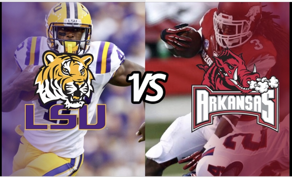 Countdown LSU Tigers Vs. Arkansas Razorbacks